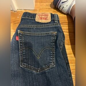 Levi's Dark Blue Denim Jeans